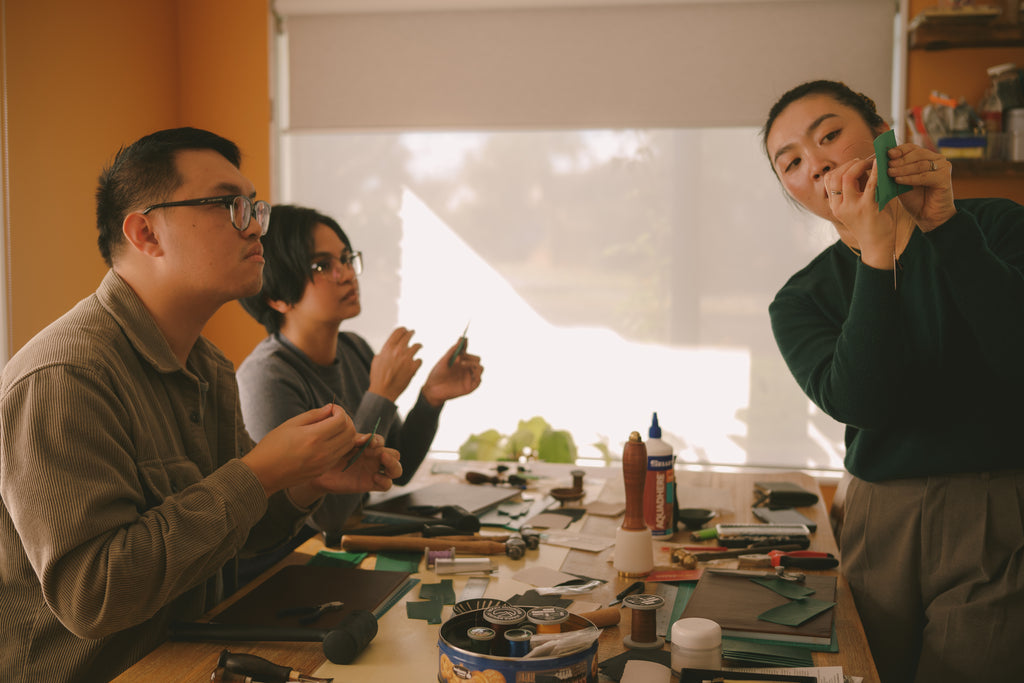 Saturday 29 August : Leather Cardholder Workshop